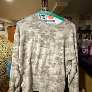 Athleta Grey Camo Long Sleeve